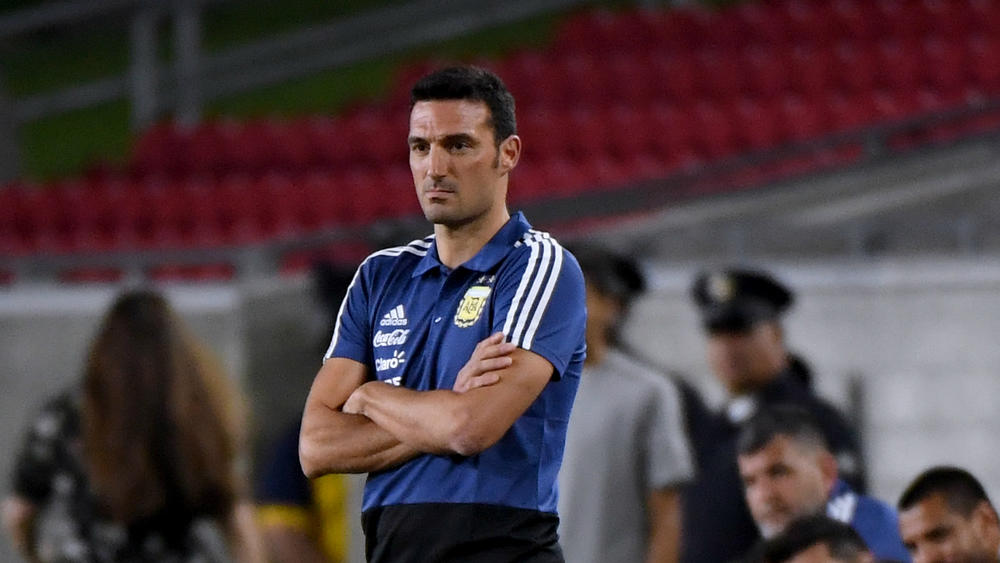 Argentina manager Lionel Scaloni