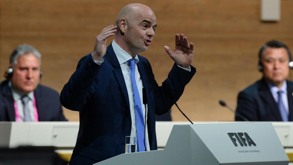 Gianni Infantino remains FIFA president but the next election is set for March.