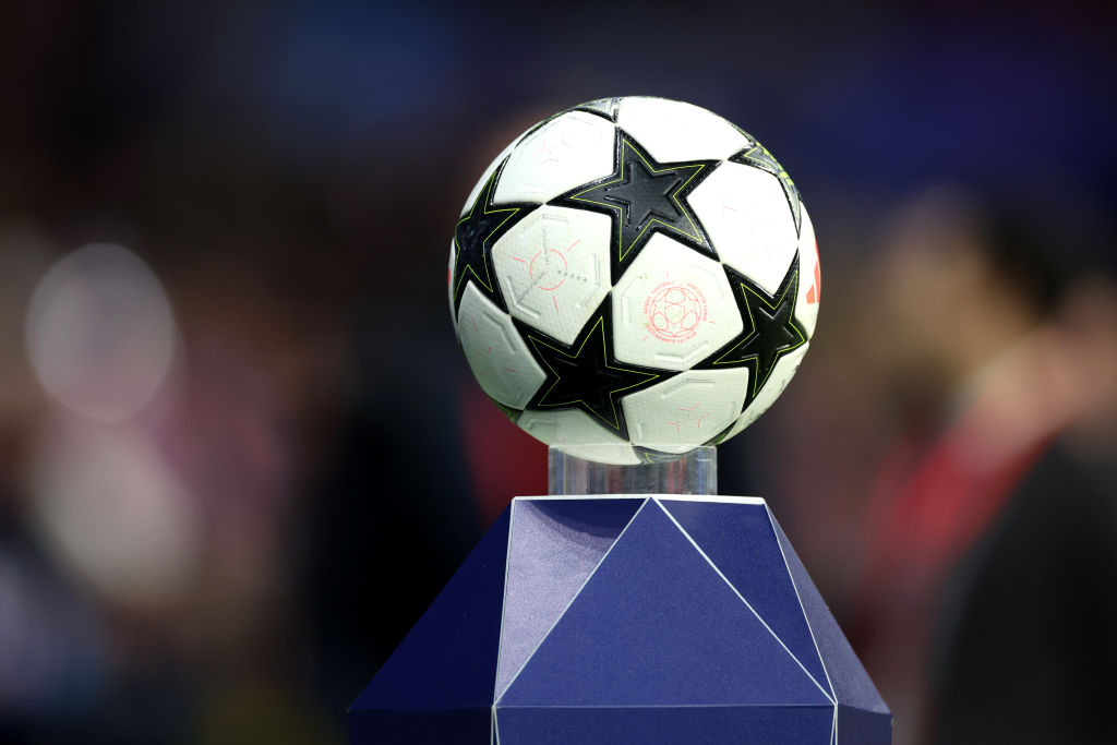  A general view of the adidas UEFA Champions League match ball