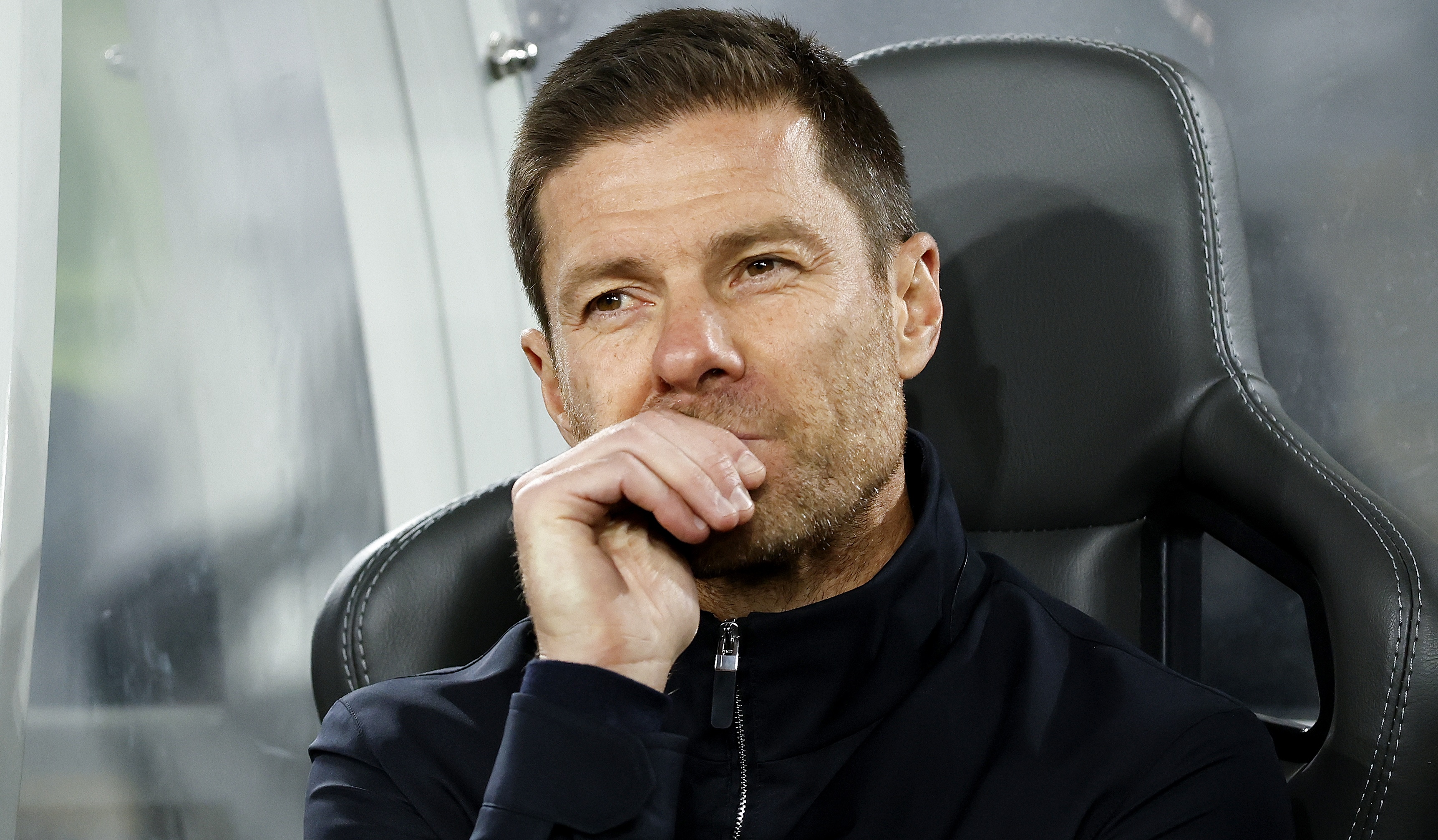 Chelsea coach, Xabi Alonso looks on during the Sydney Super Cup match between Chelsea FC and Tottenham at Accor Stadium on August 01, 2026 in Sydney, Australia