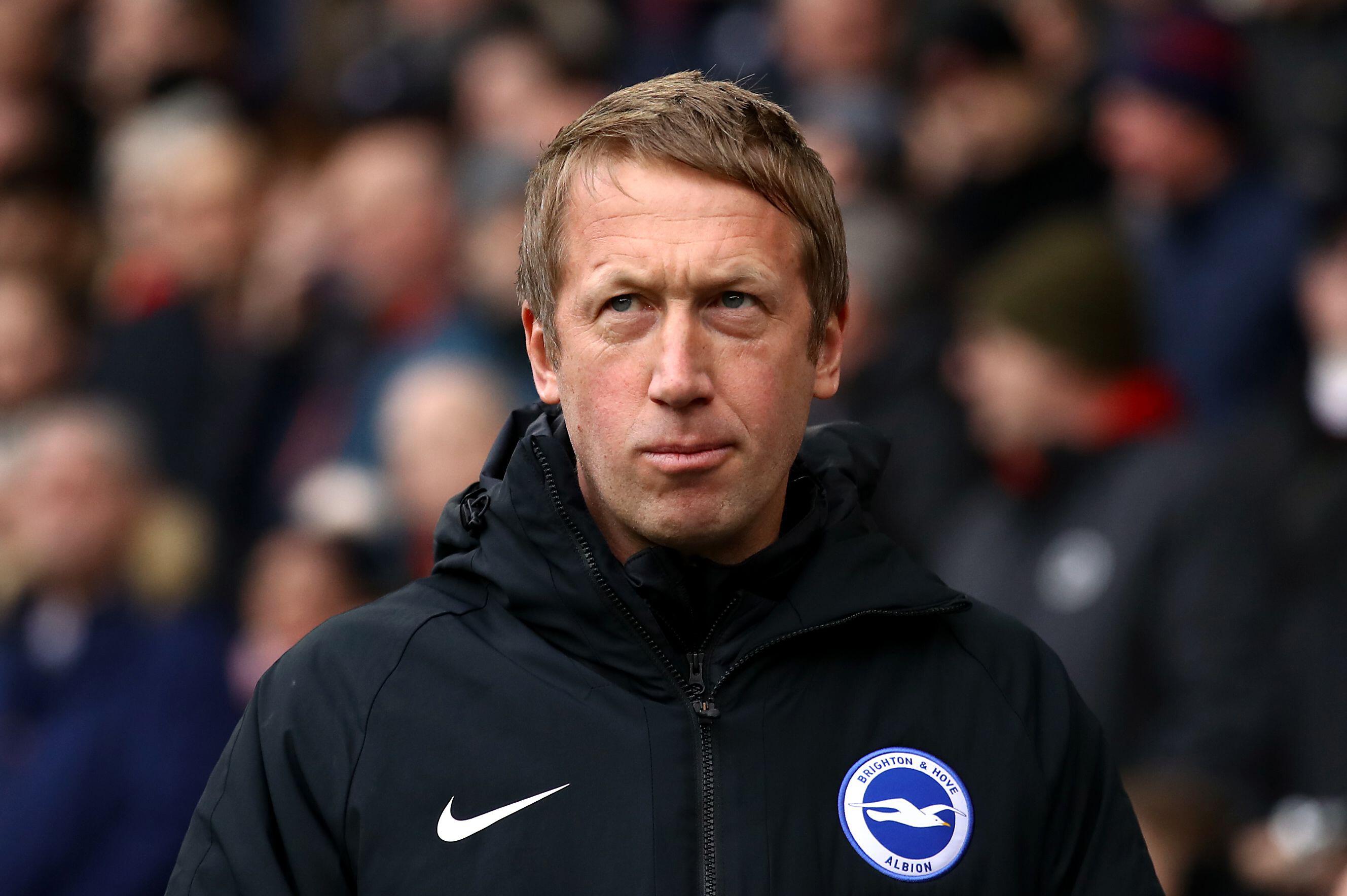 Brighton & Hove Albion manager Graham Potter, mid shot, from 2020.