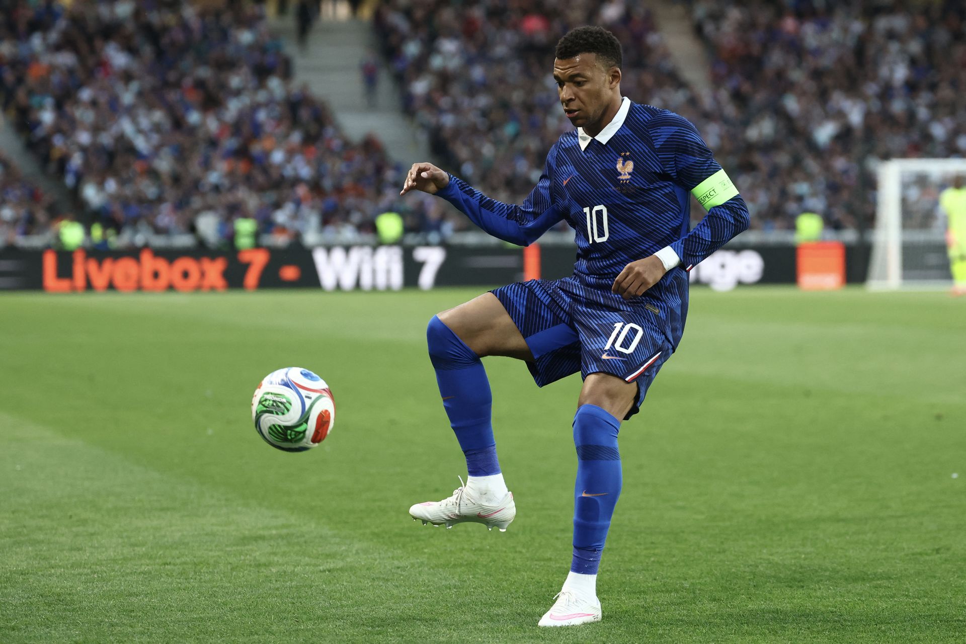 Kylian Mbappe controls the ball against Ivory Coast ahead of the 2026 World Cup