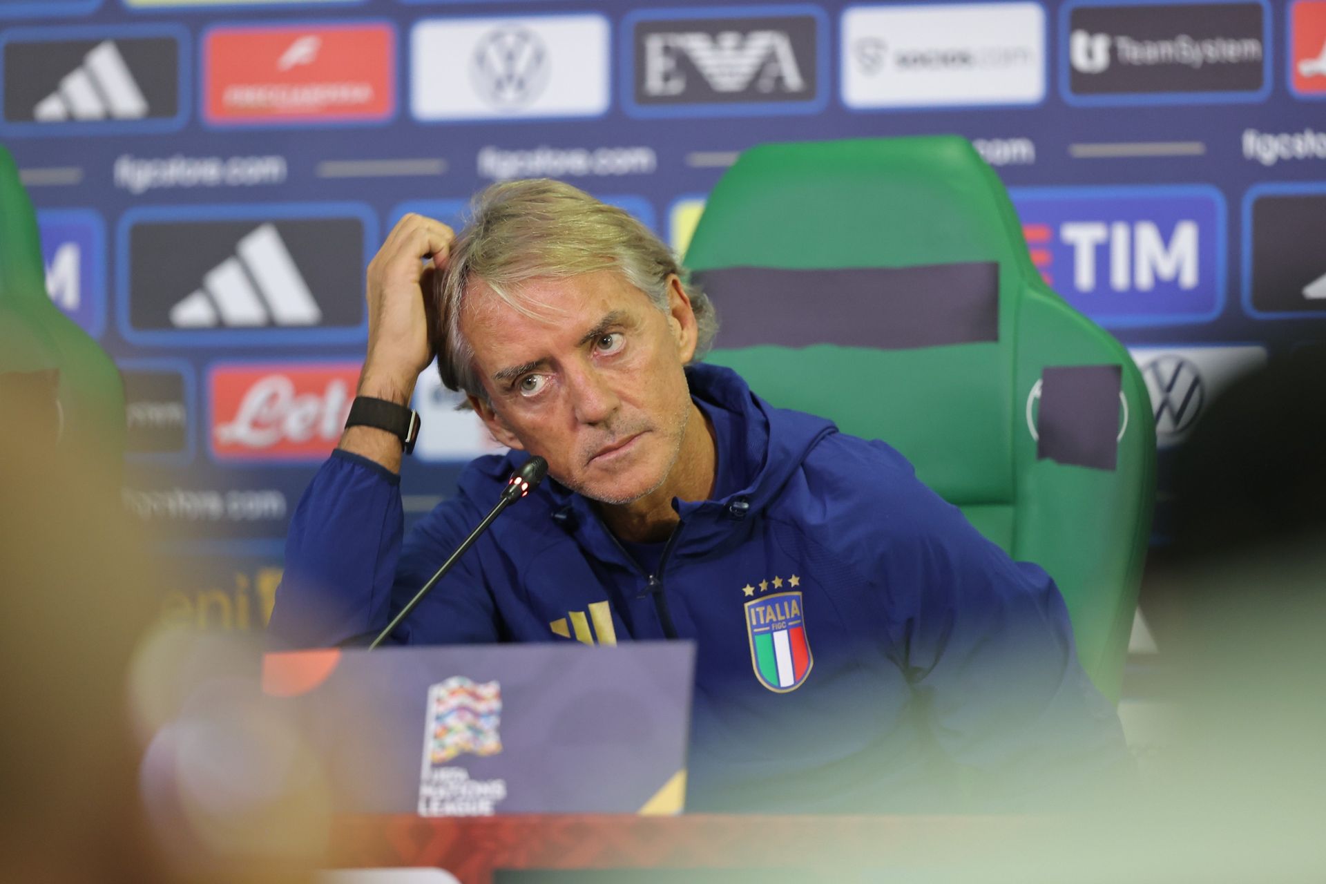 Italy boss Roberto Mancini